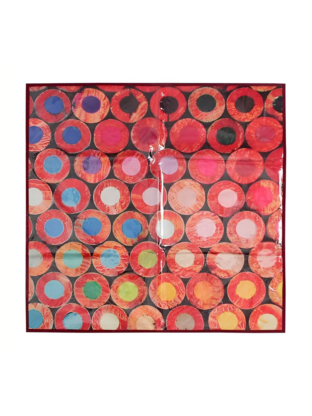 CASA-NEST Geometric Printed Square-Shaped Waterproof Bed Server Mat