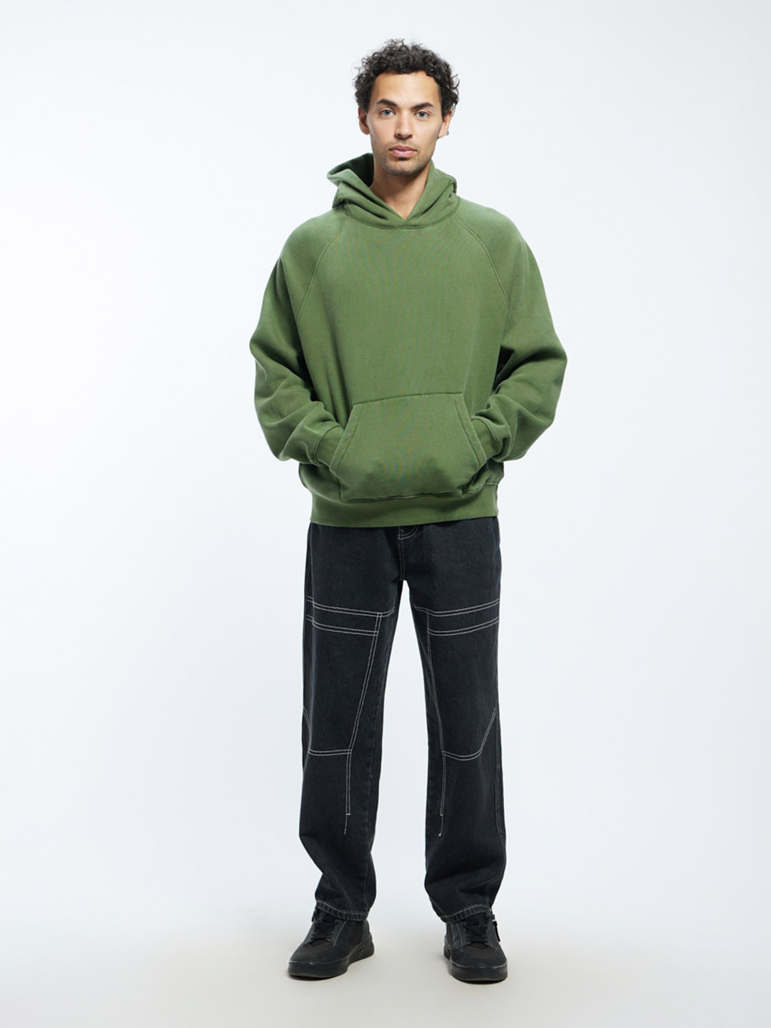 Urban Monkey Sweatshirt Urban Monkey Unisex Hooded Fleece Pullover