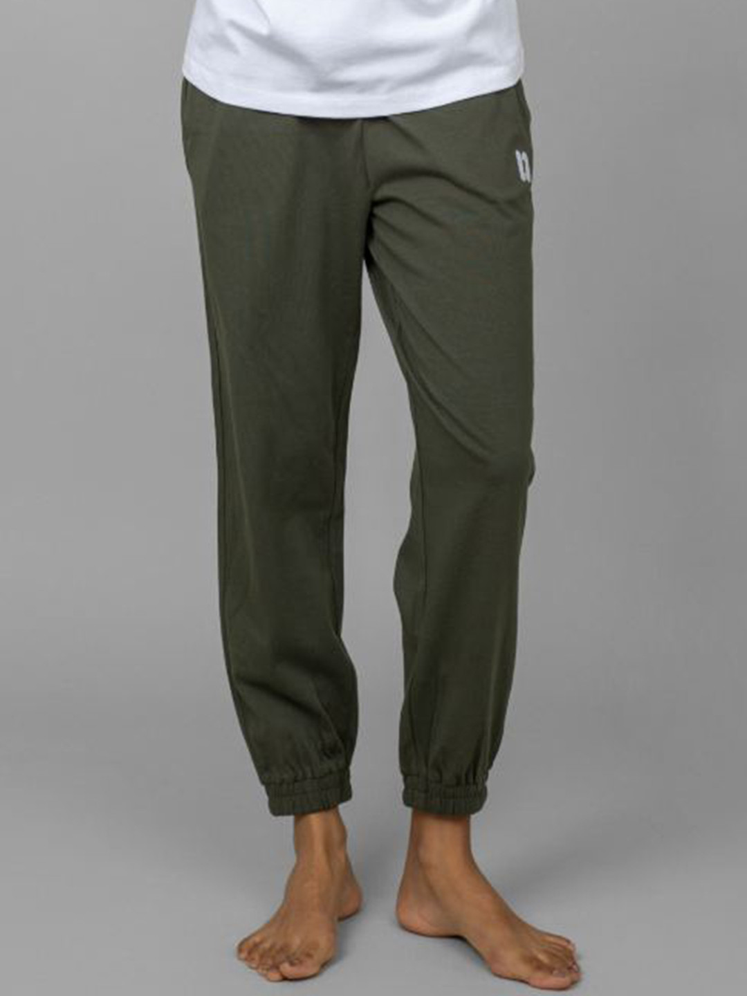 necesera Women Jet Set Zen Pure Cotton Mid Rise Lounge Joggers