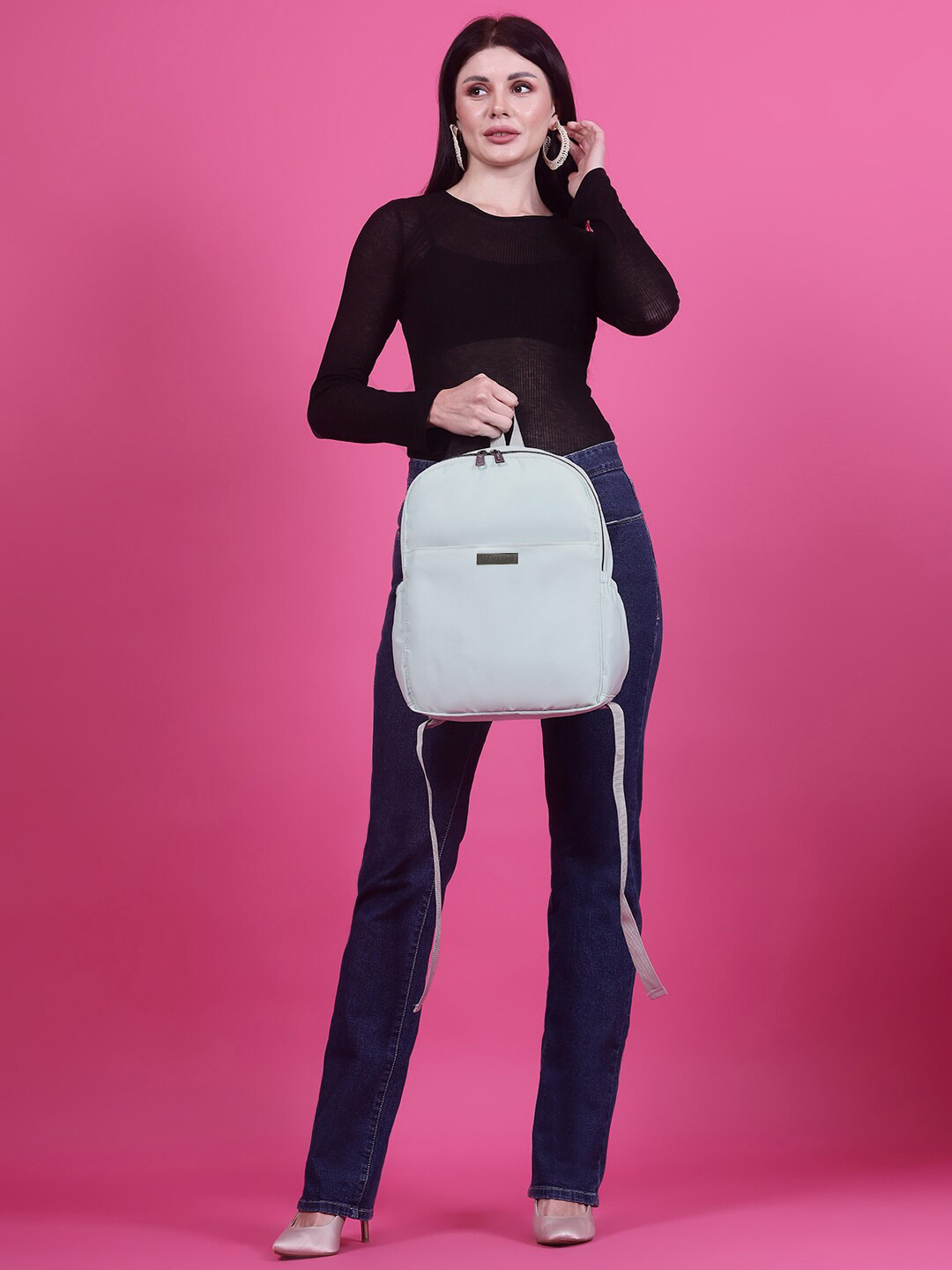 VISMIINTREND Unisex Luxe Vegan Leather Laptop Bag upto 16 inch