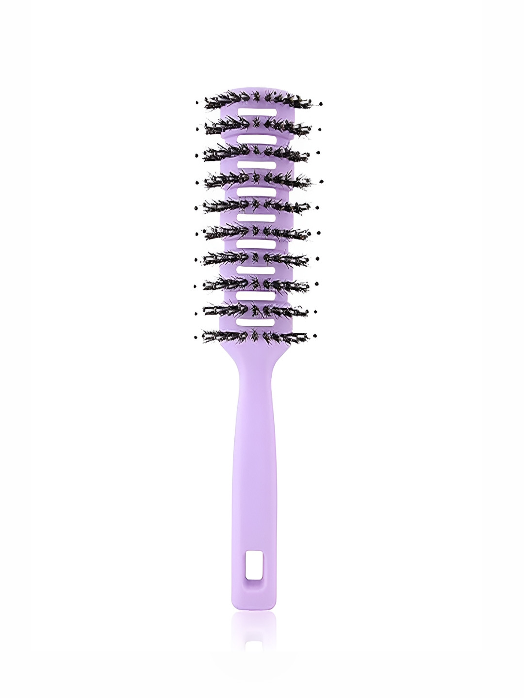 Kuber Industries C13-X-PURP Flexible Bristles Brush Round Vented Hair Brush - Lavender