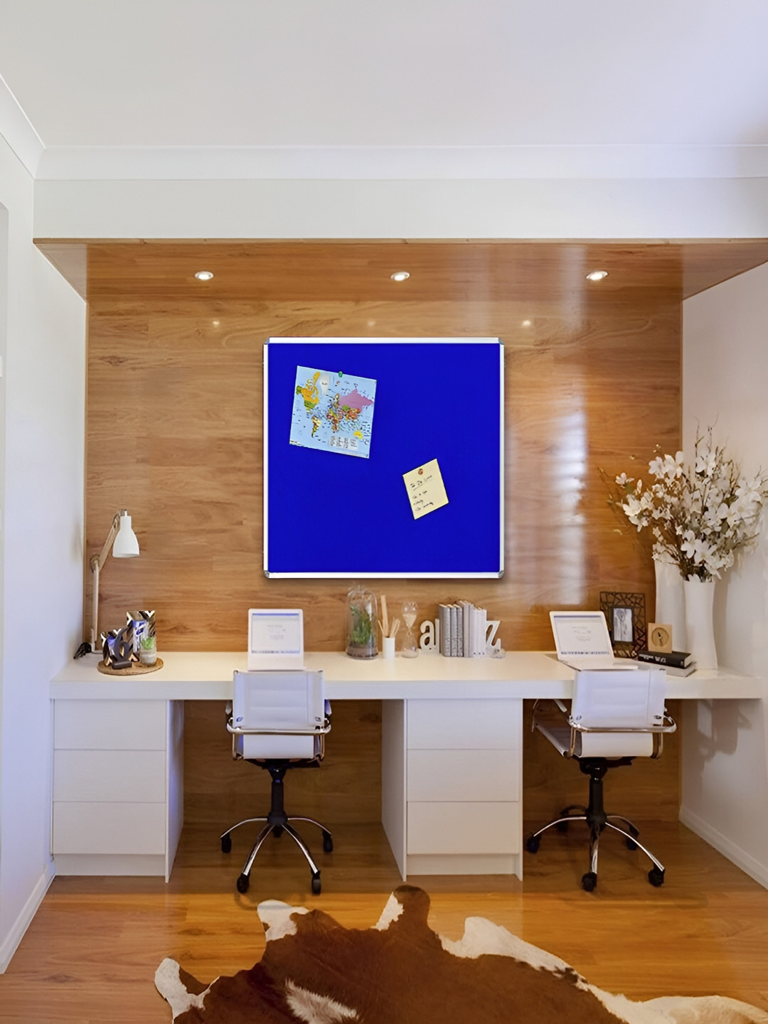 Kuber Industries Unisex Hassle Free installation Notice Board For Study Room