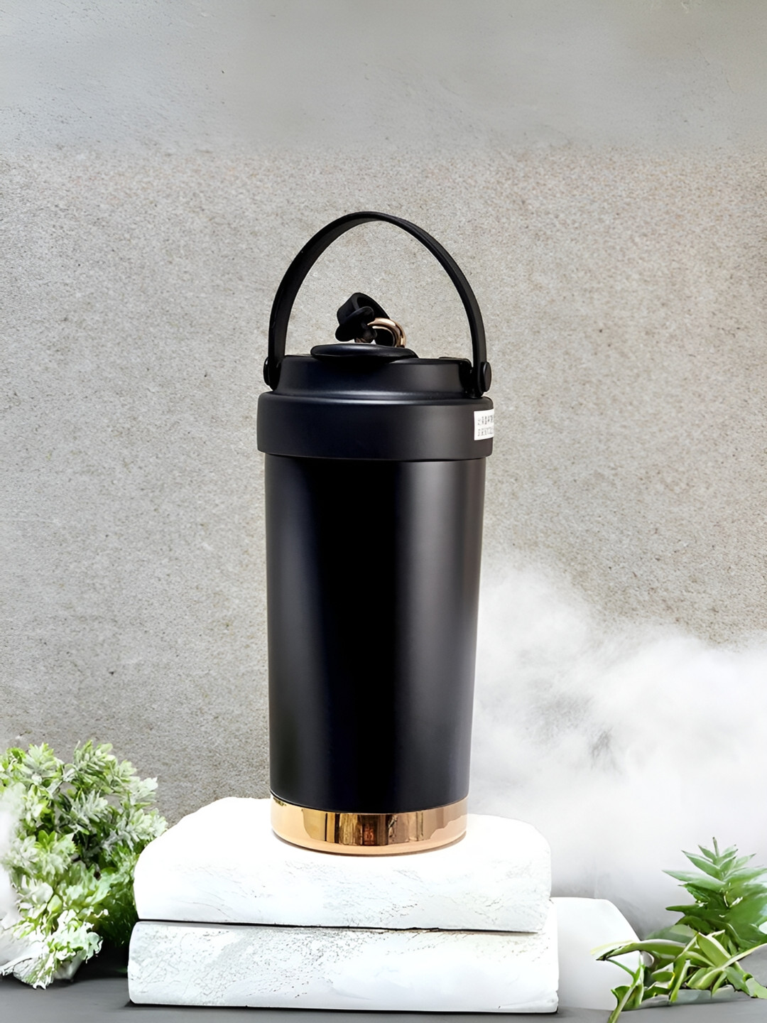 UniKart Black Stainless Steel Dishwasher Safe Mug-500ml