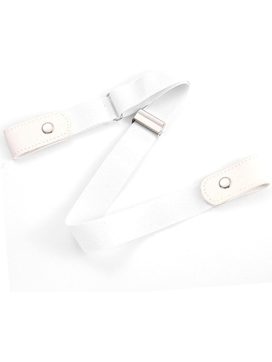 SYGA Women Punch-Free Decoration Flower buckle Style Lazy Stretchable Belt