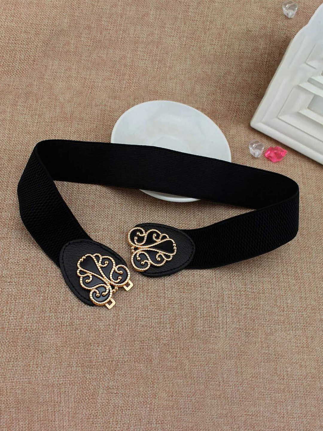 SYGA Women Textured Retro Style Stretchable Belt