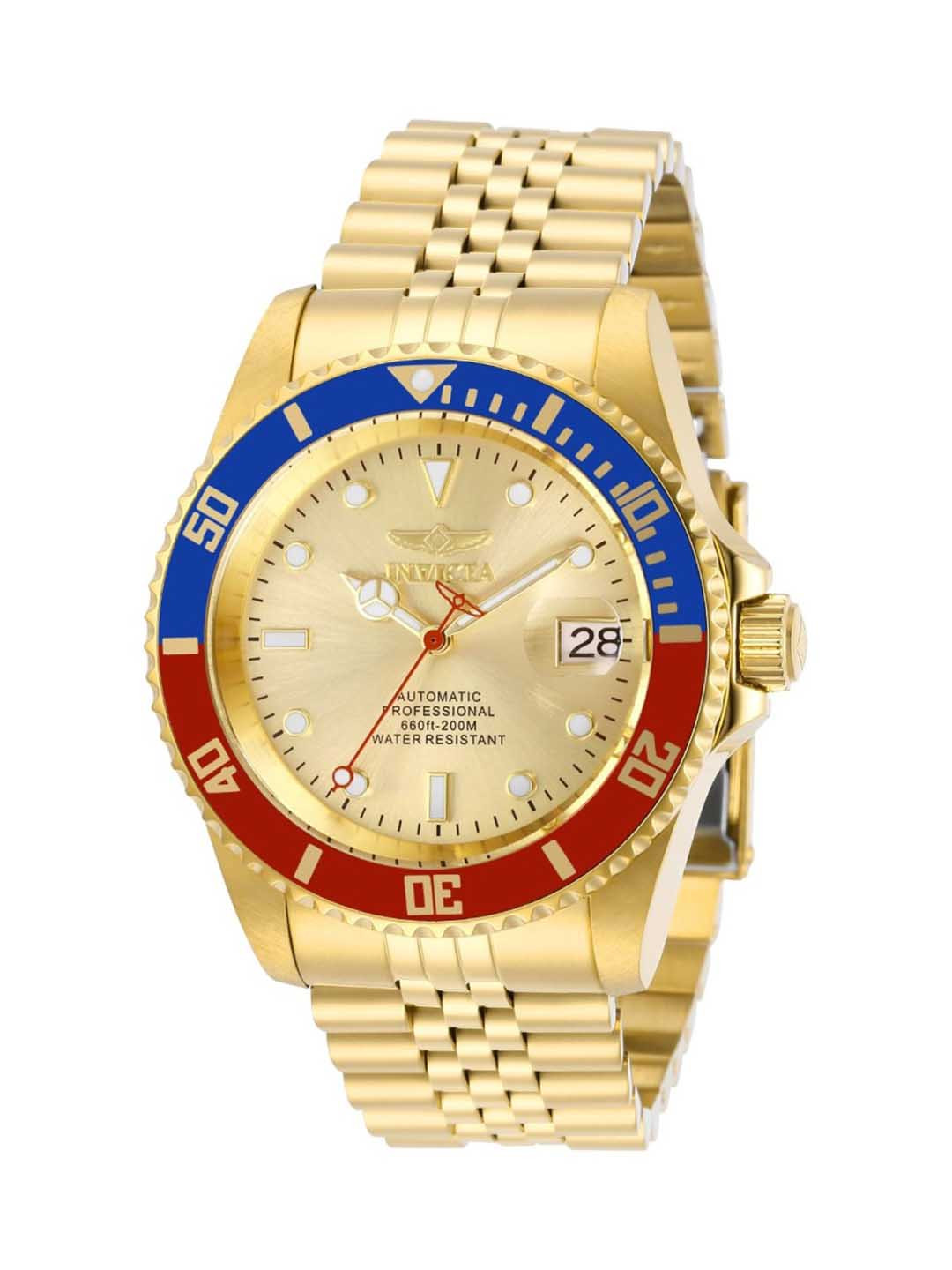 Invicta Men Pro Diver Stainless Steel Bracelet Style Straps Analogue Automatic Watch 29183