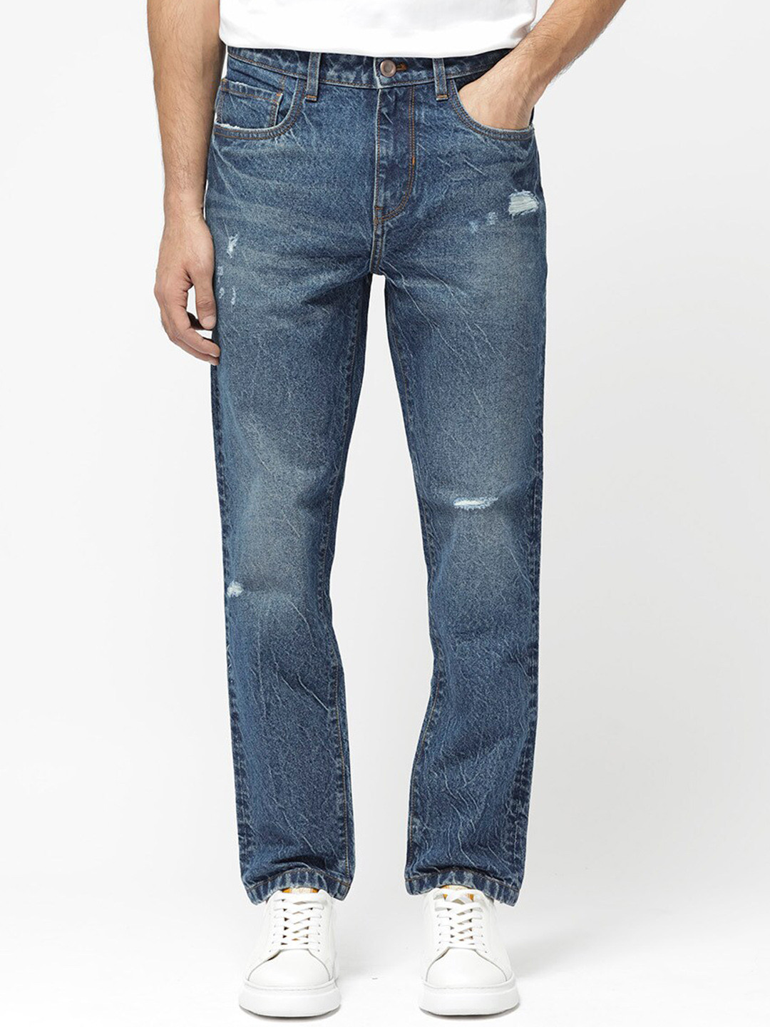 RARE RABBIT Men Callip Slim Fit Cotton Jeans