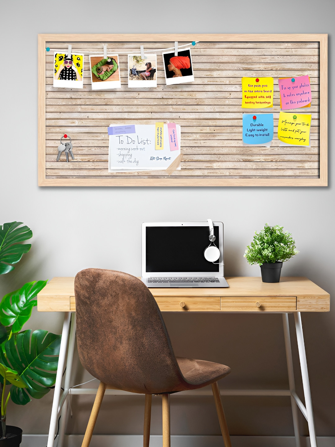 ArtzFolio Bulletin Board Wood Matte Hanging Study -12In