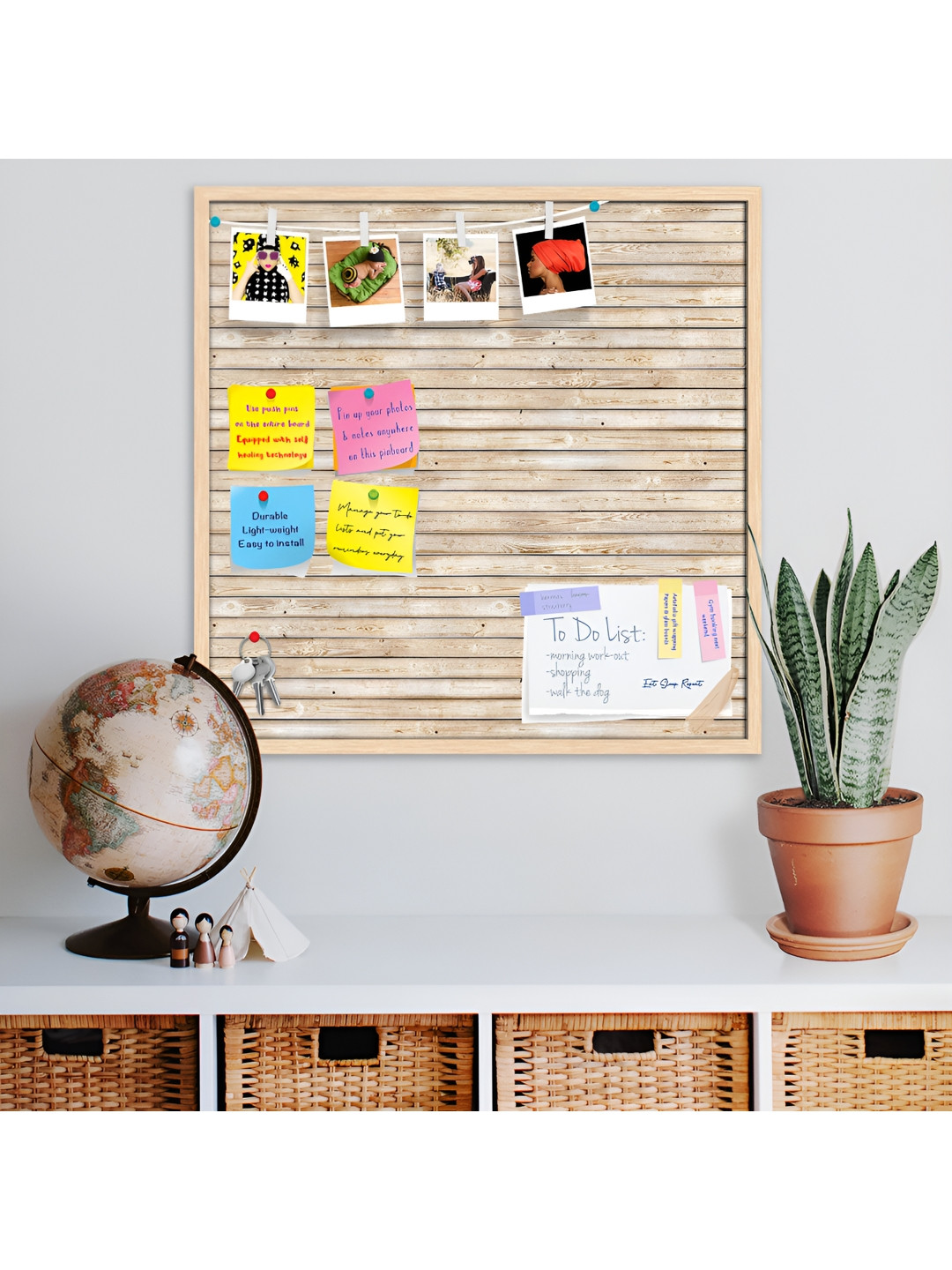 ArtzFolio Bulletin Board Wood Hanging Study -20.1In