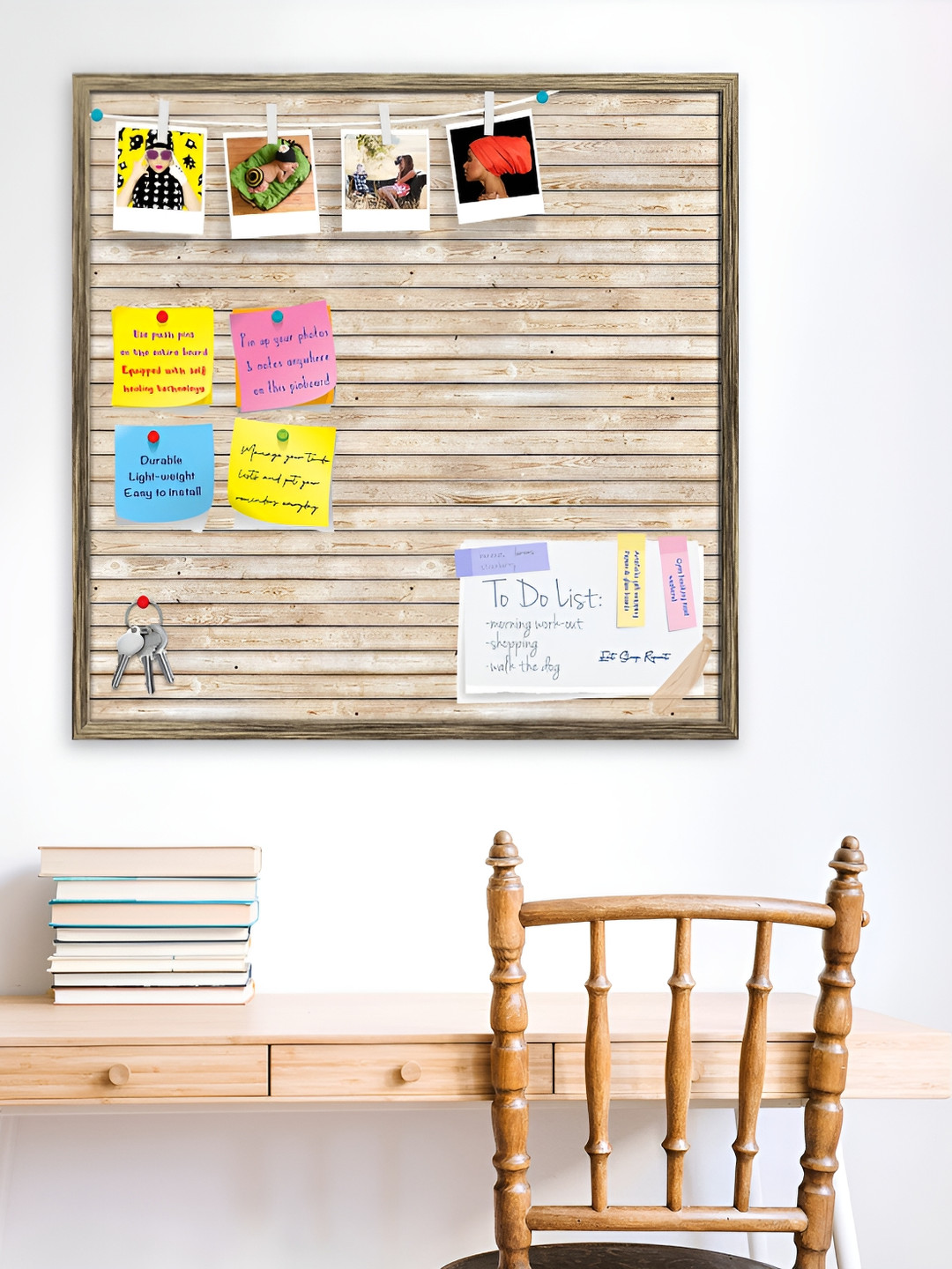 ArtzFolio Bulletin Board Wood Hanging Study -11.8In