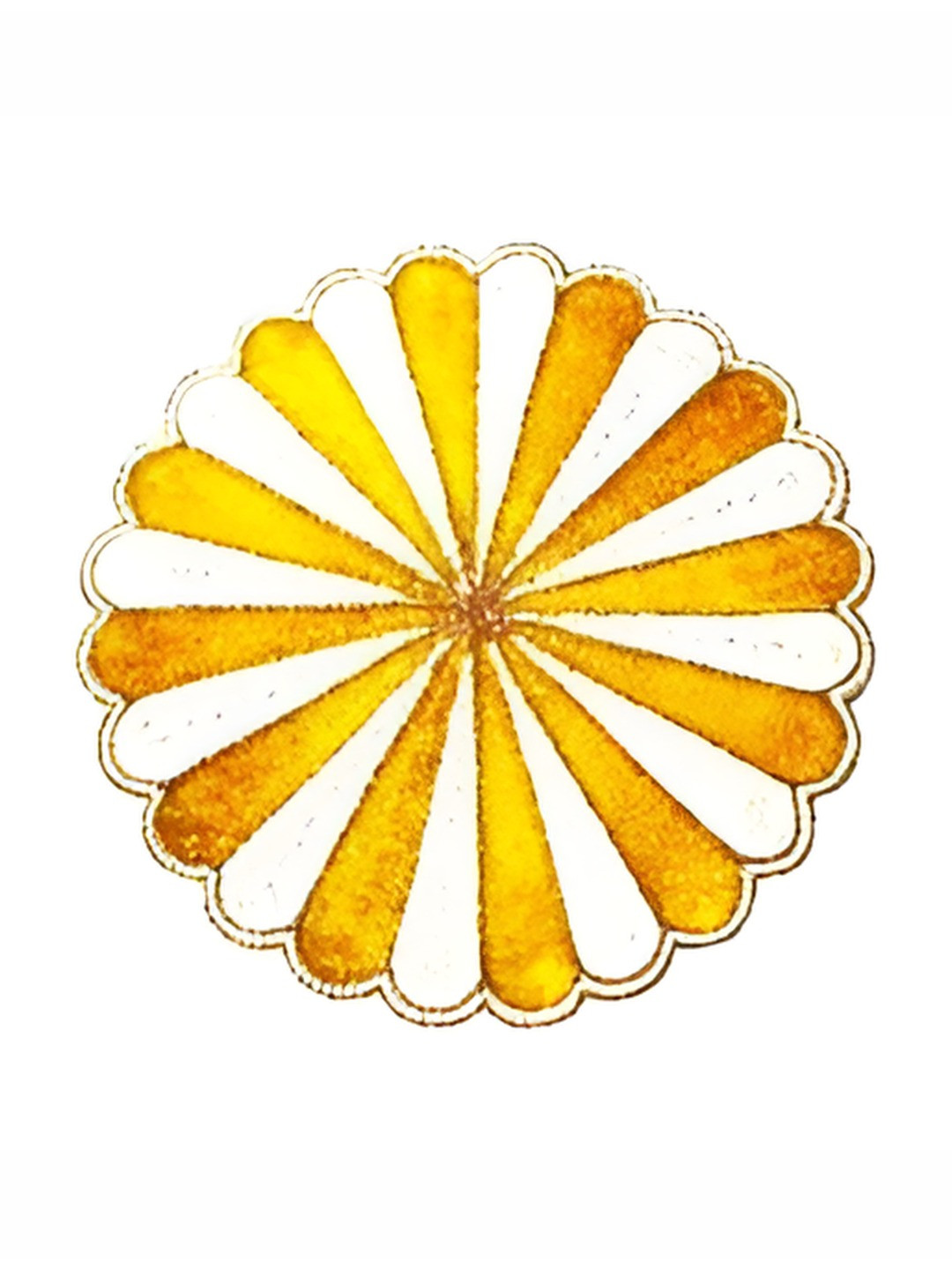 PURINA'S White & Yellow Dining Table Beaded Placemat