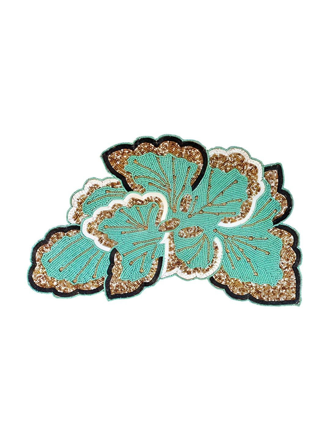 PURINA'S Green Dining Table Beaded Placemat