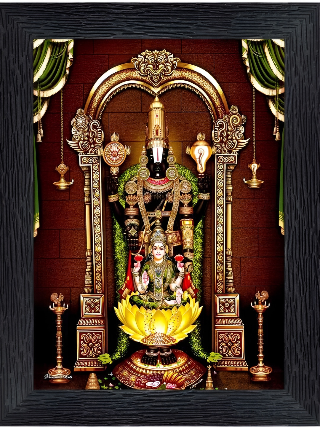 PnF Wood Wall Rectangle Paintings Wall Art - 6 x 7.8 In