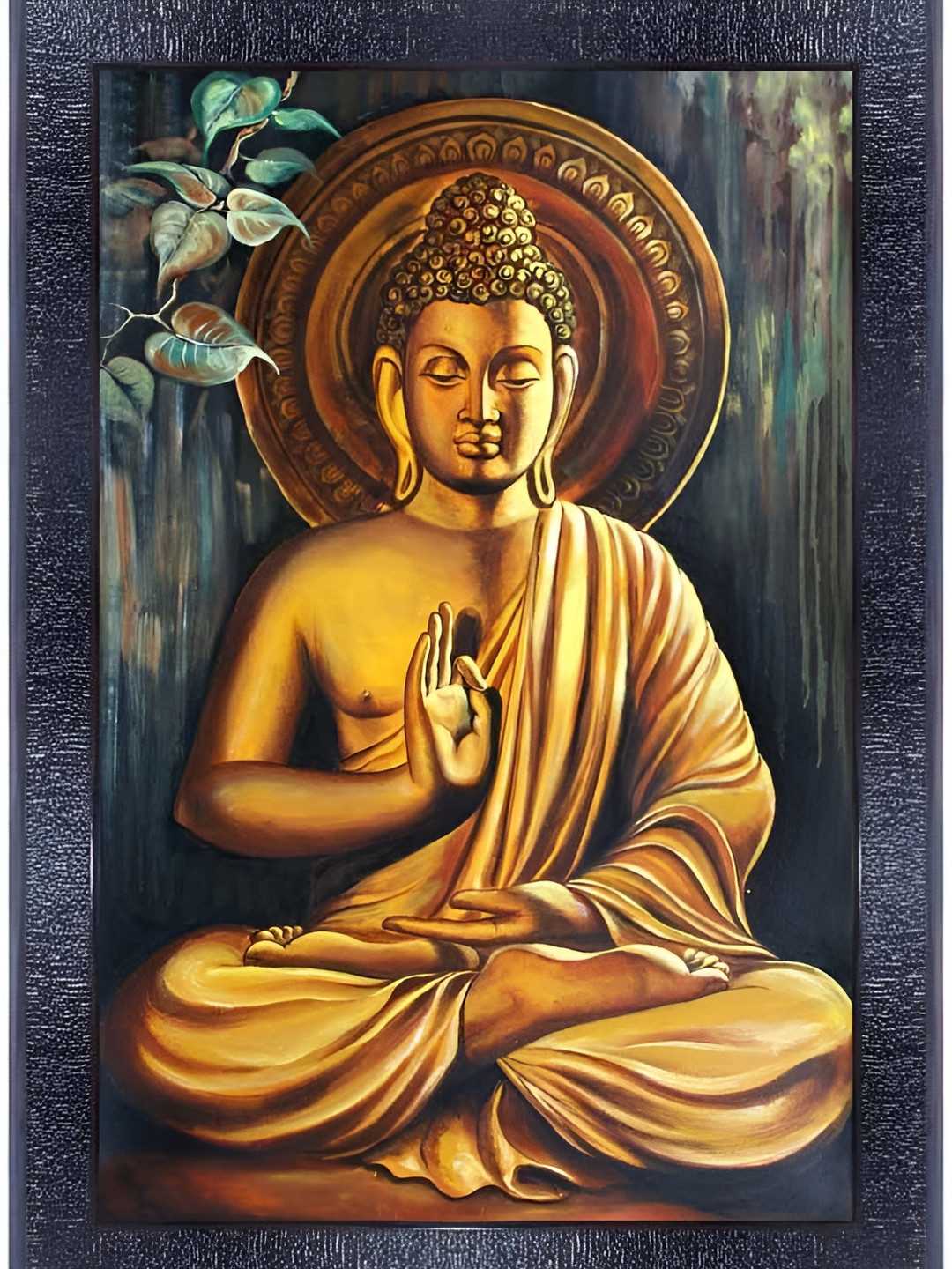 PnF Black & Gold-Toned Paper Religious Wall Art