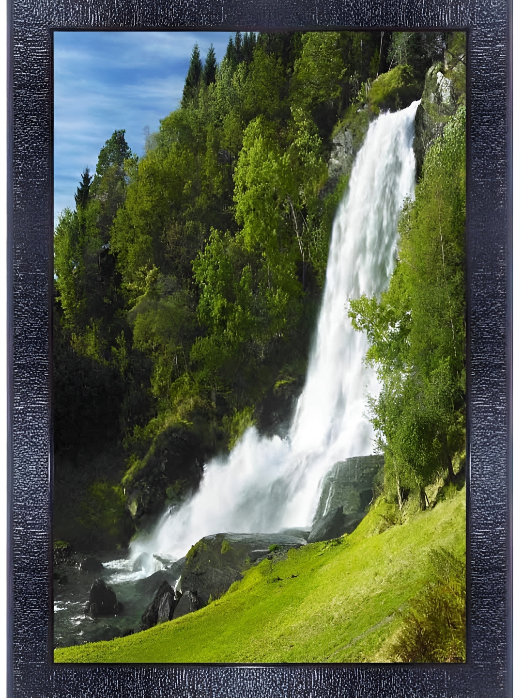 PnF Wood Wall Rectangle Portrait Paintings Wall Art-13.8 x 10.2In