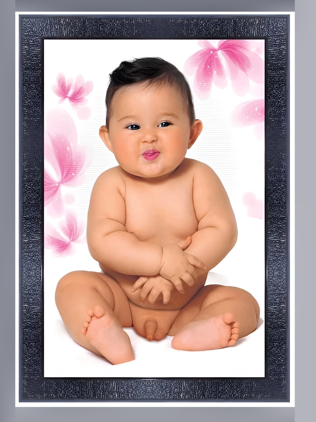 PnF Black & White Wooden Other baby Wall Painting