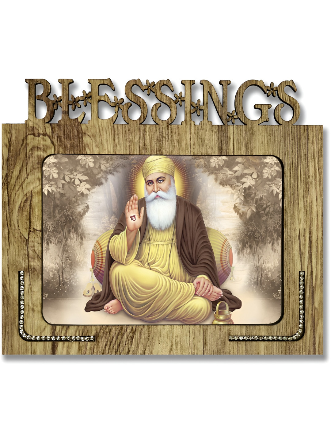 PnF Paper Table Top Rectangle Paintings Wall Art -9 x 7.74 In