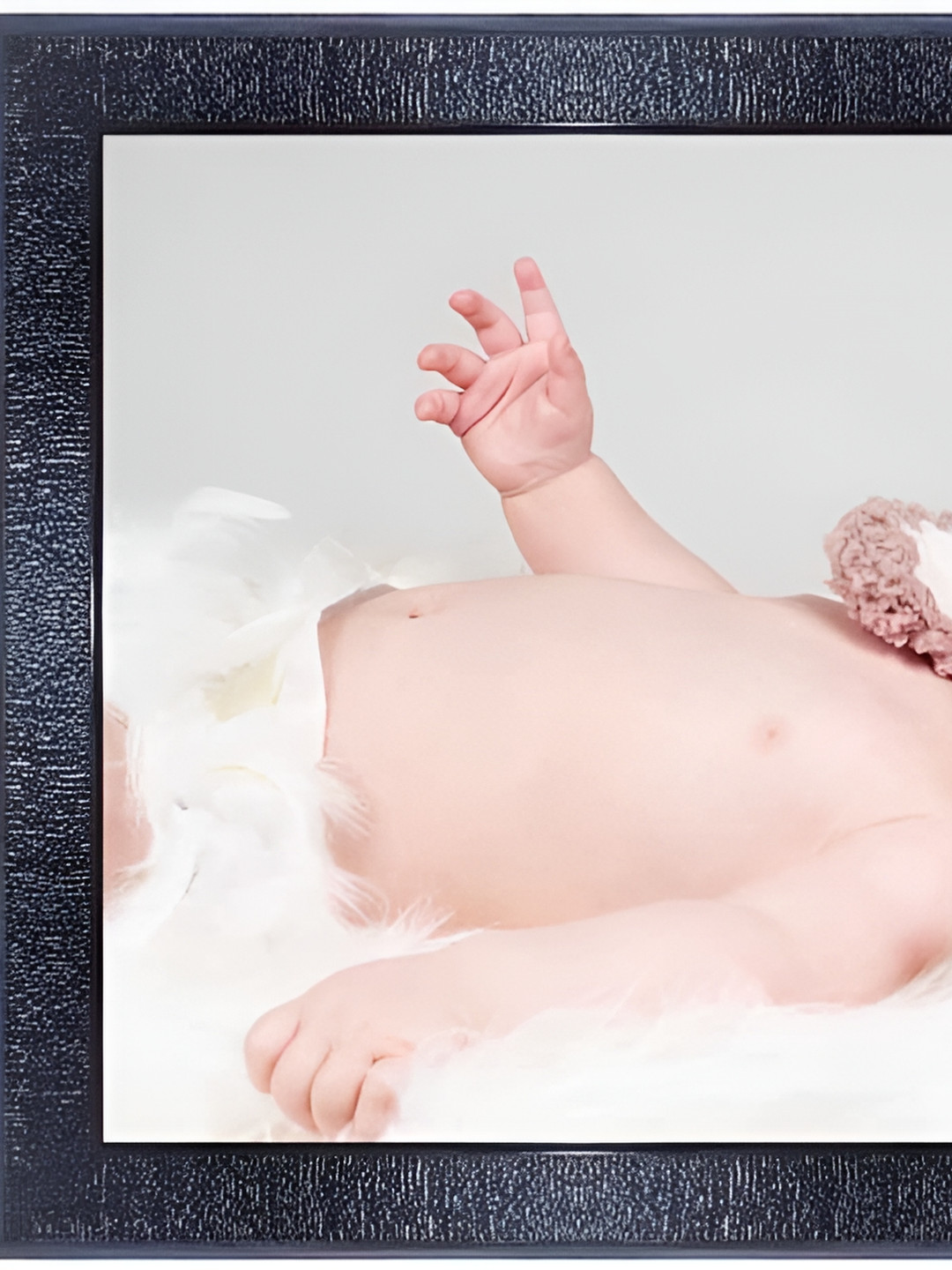 PnF Black & White Wooden Other Baby Wall Painting