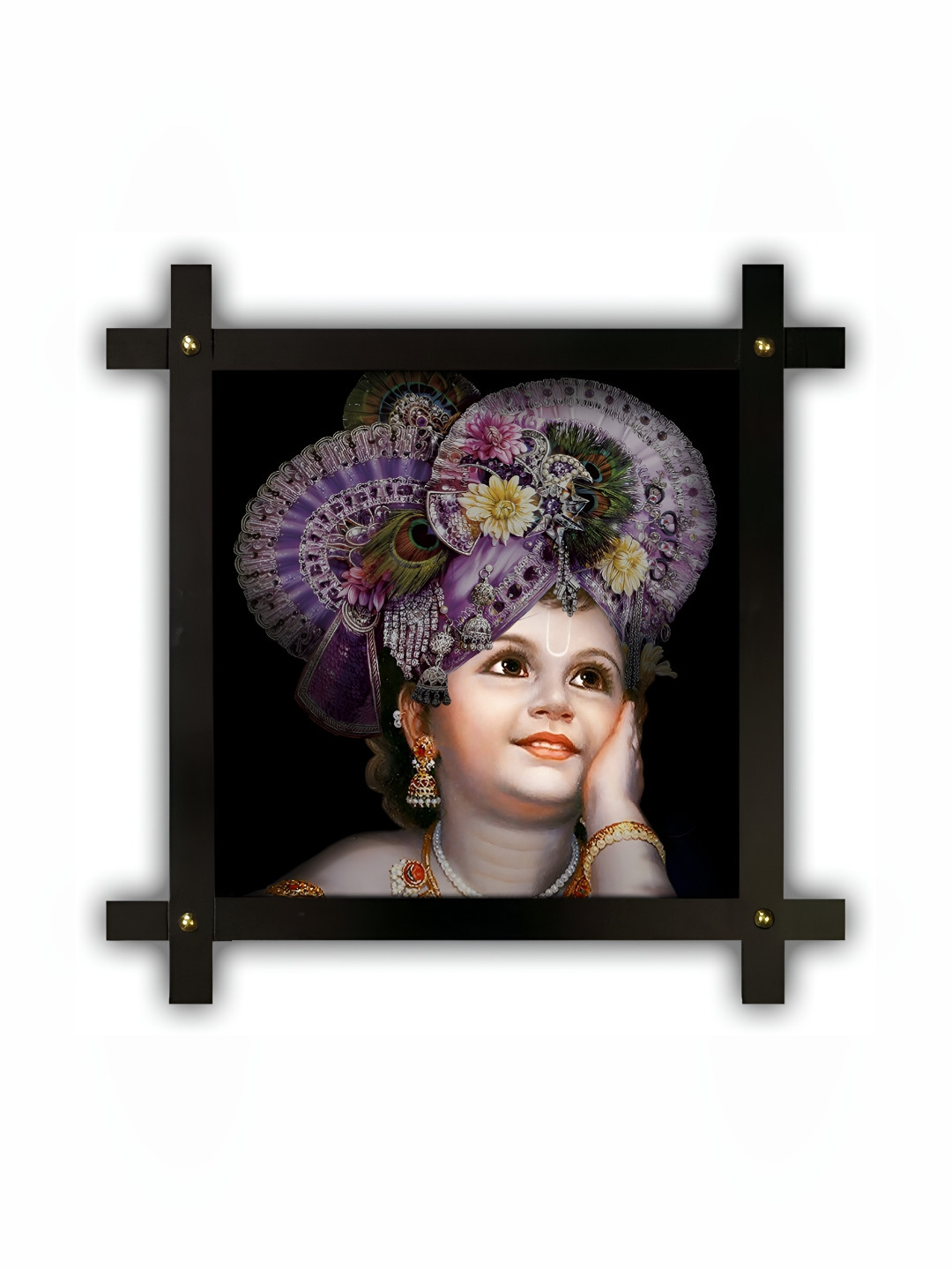 PnF Black & Purple Religious Wall Art