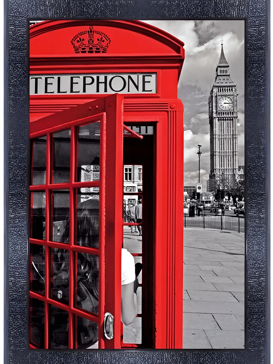 PnF Synthetic Wood Wall Rectangle Paintings Wall Art - 14 x 10 In