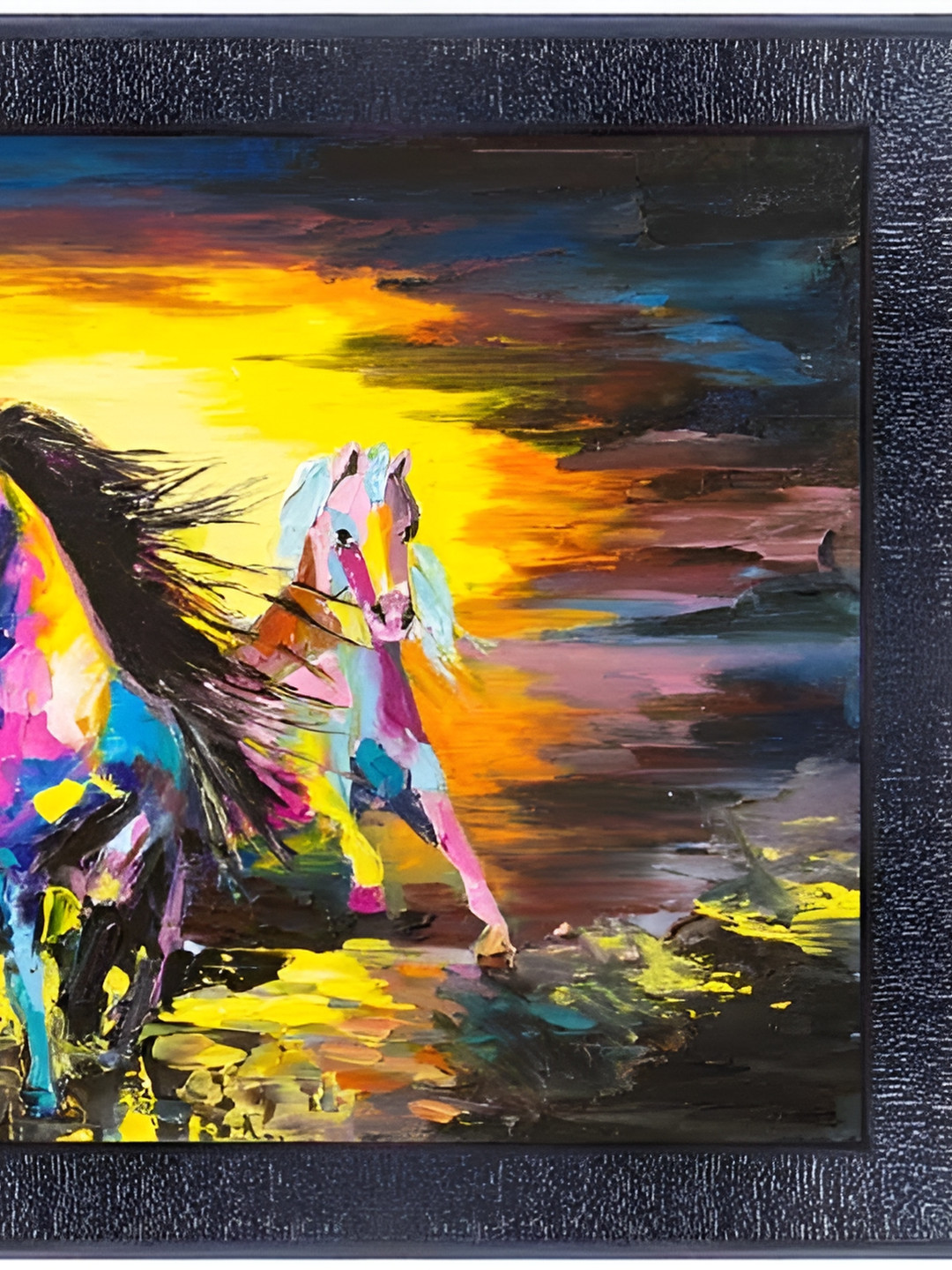 PnF Black & Yellow Birds And Animals Wall Art