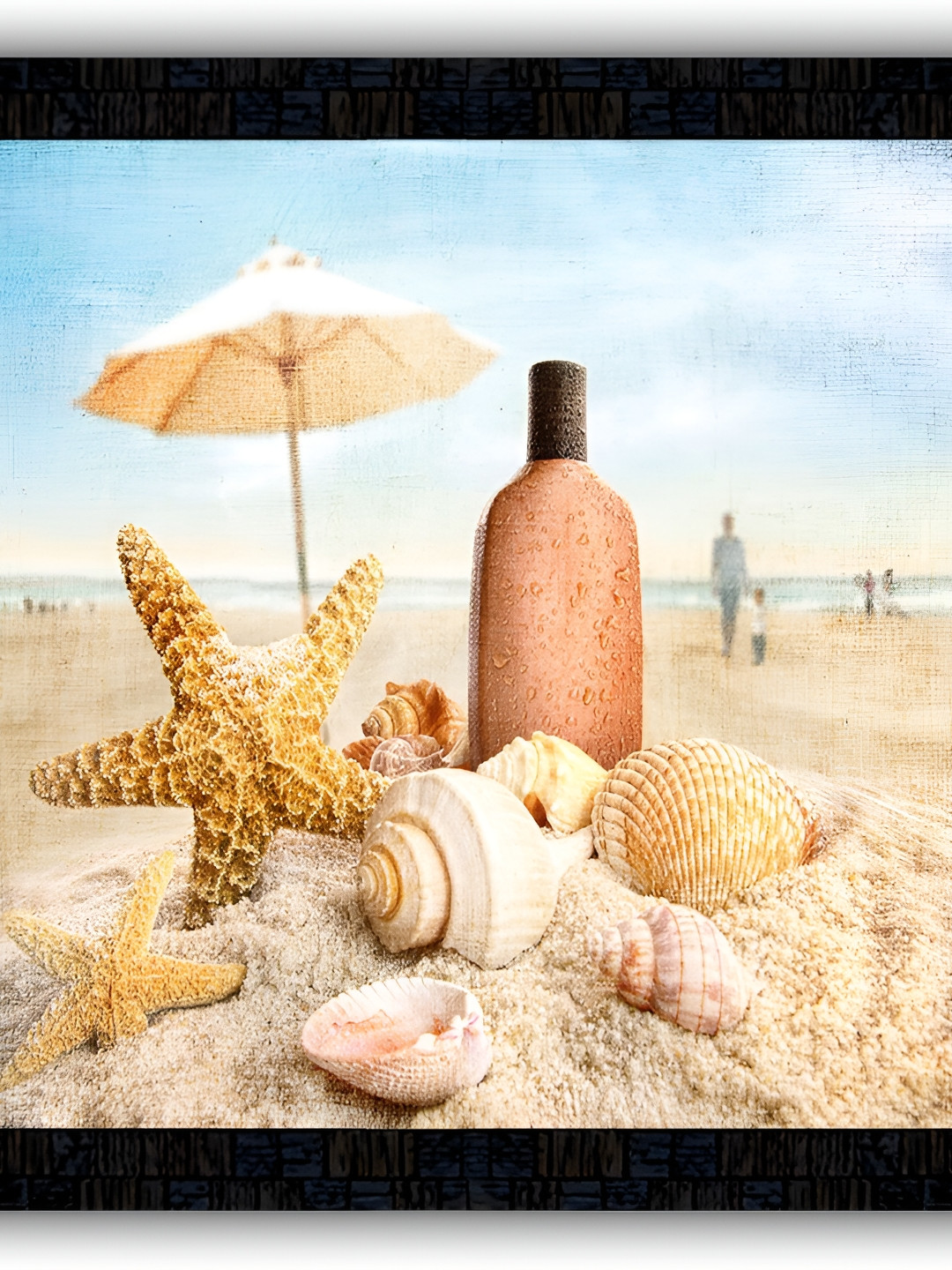 PnF Paper Wall Square Paintings Wall Art - 14 x 14 In