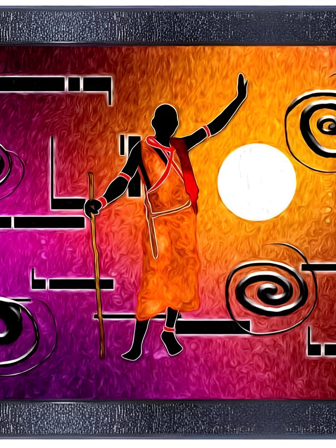 PnF Beautiful Digital Reprint Paper Wall Rectangle Paintings Wall Art - 9x12In