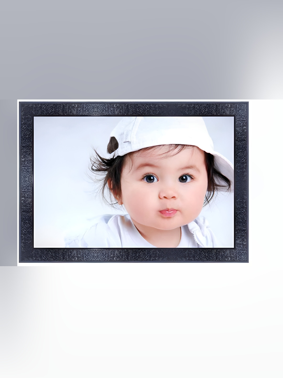 PnF Black Synthetic Wood Wall Living Room Rectangle Paintings Wall Art -10.25 x 13.74In