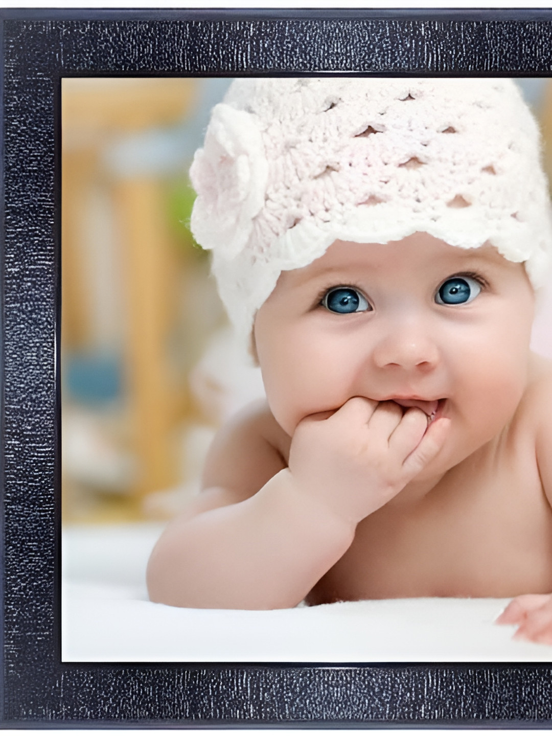 PnF Black & Beige Glass Painting Wall Art