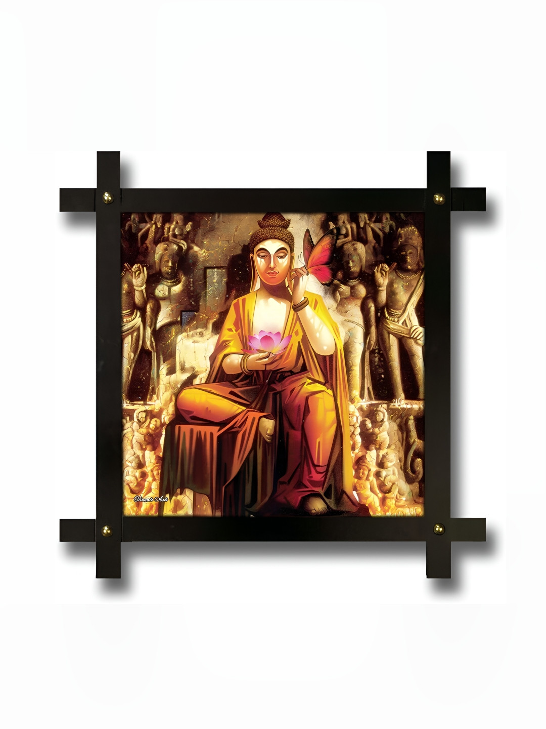 PnF Brown & Black Wooden Wall Art