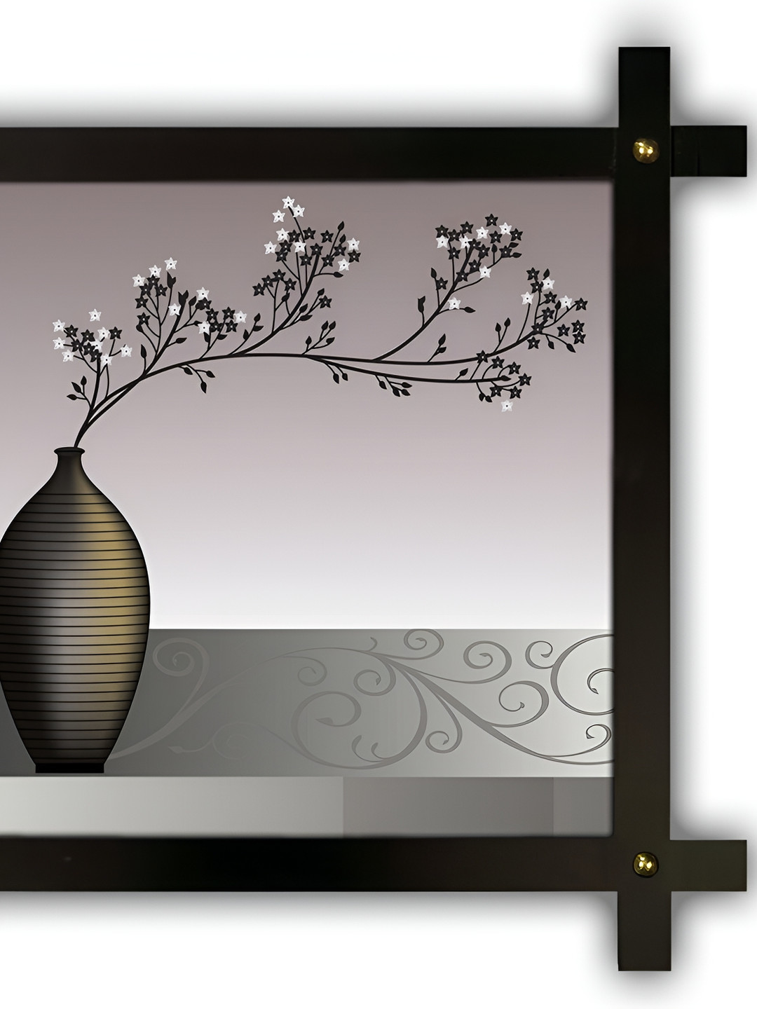 PnF Grey & White Wooden Wall Art