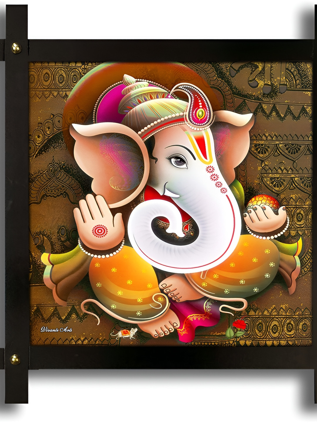 PnF Wood Wall Square Paintings Wall Art - 16.25 x 16.25 In