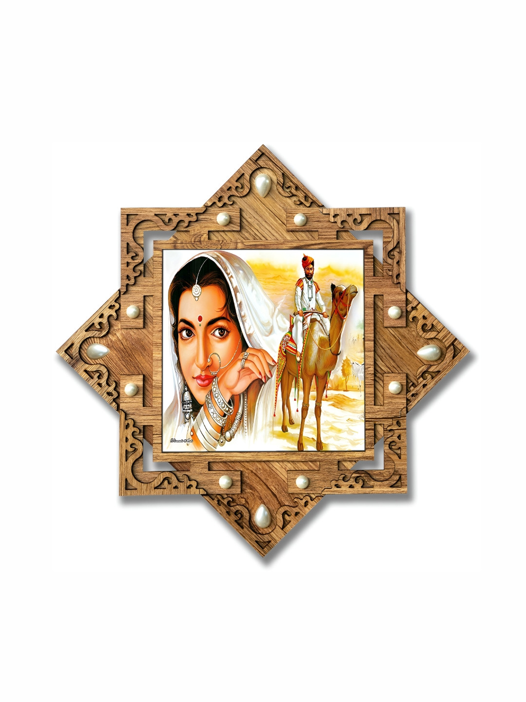 PnF Wood Wall Square Photographs Wall Art - 16.25 x 16.25 In
