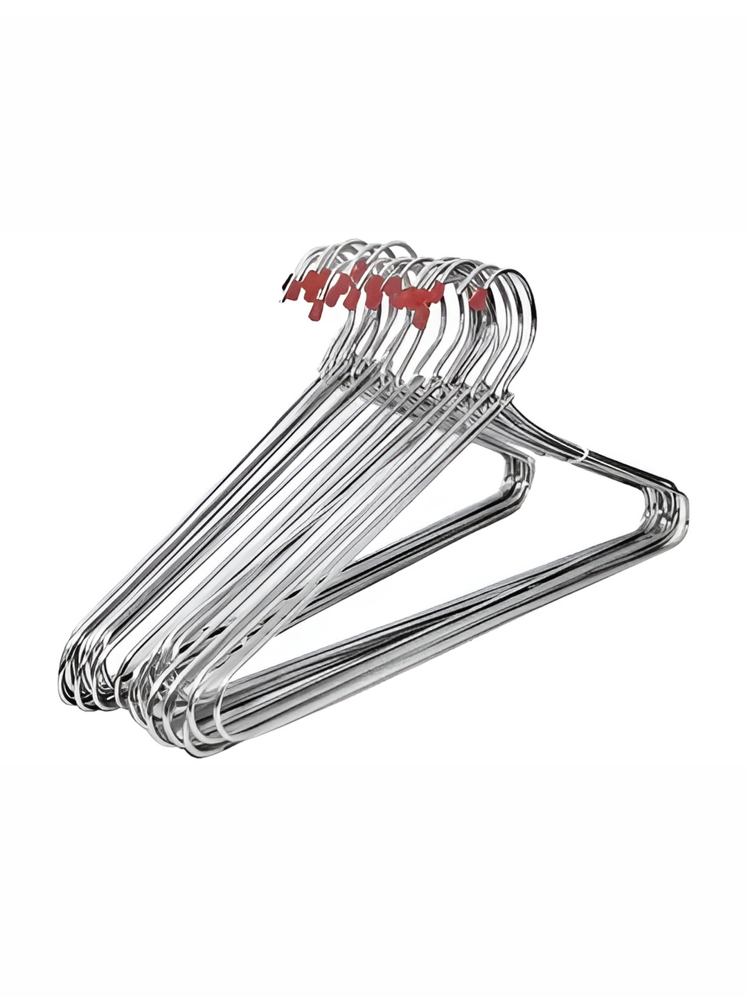 SINAL 12 Pieces Red Steel Cloth Hanger