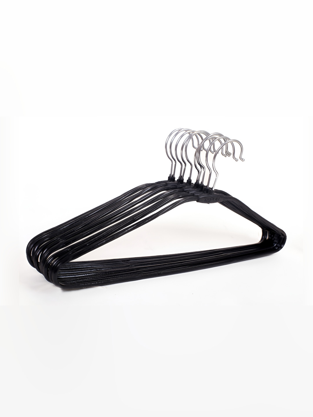 SINAL 10 Pieces Black Steel Cloth Hanger