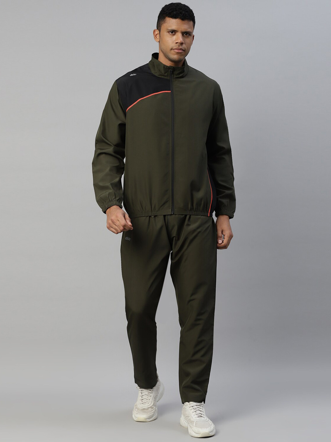 DIDA Men Ultra Premium Colorblock Quick-Dry Regular-Fit Activewear Sports Gym Track Suit