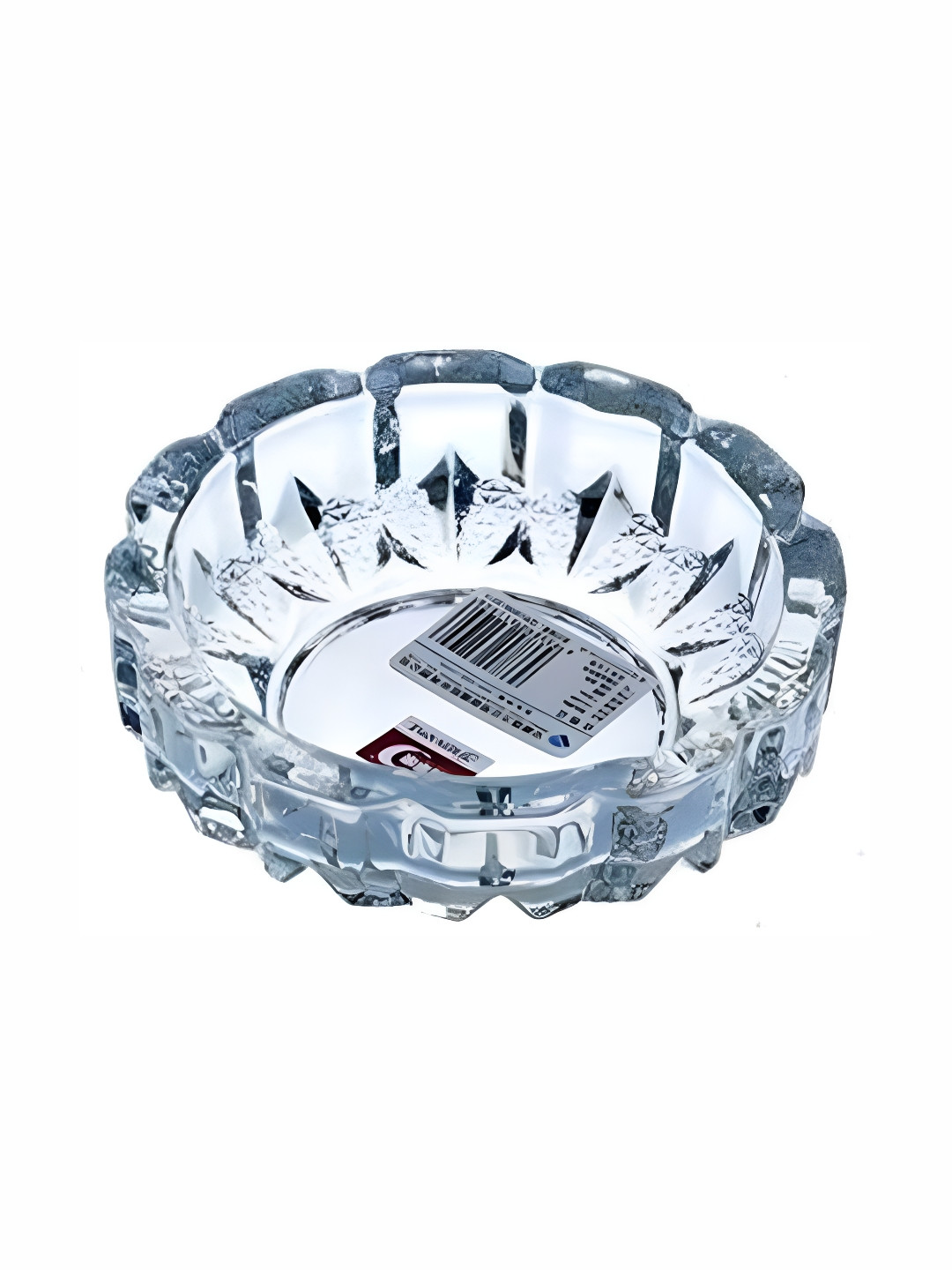 Navyaksh Turtle with Plate White Crystal Matte Prayer Room Small Showpiece -