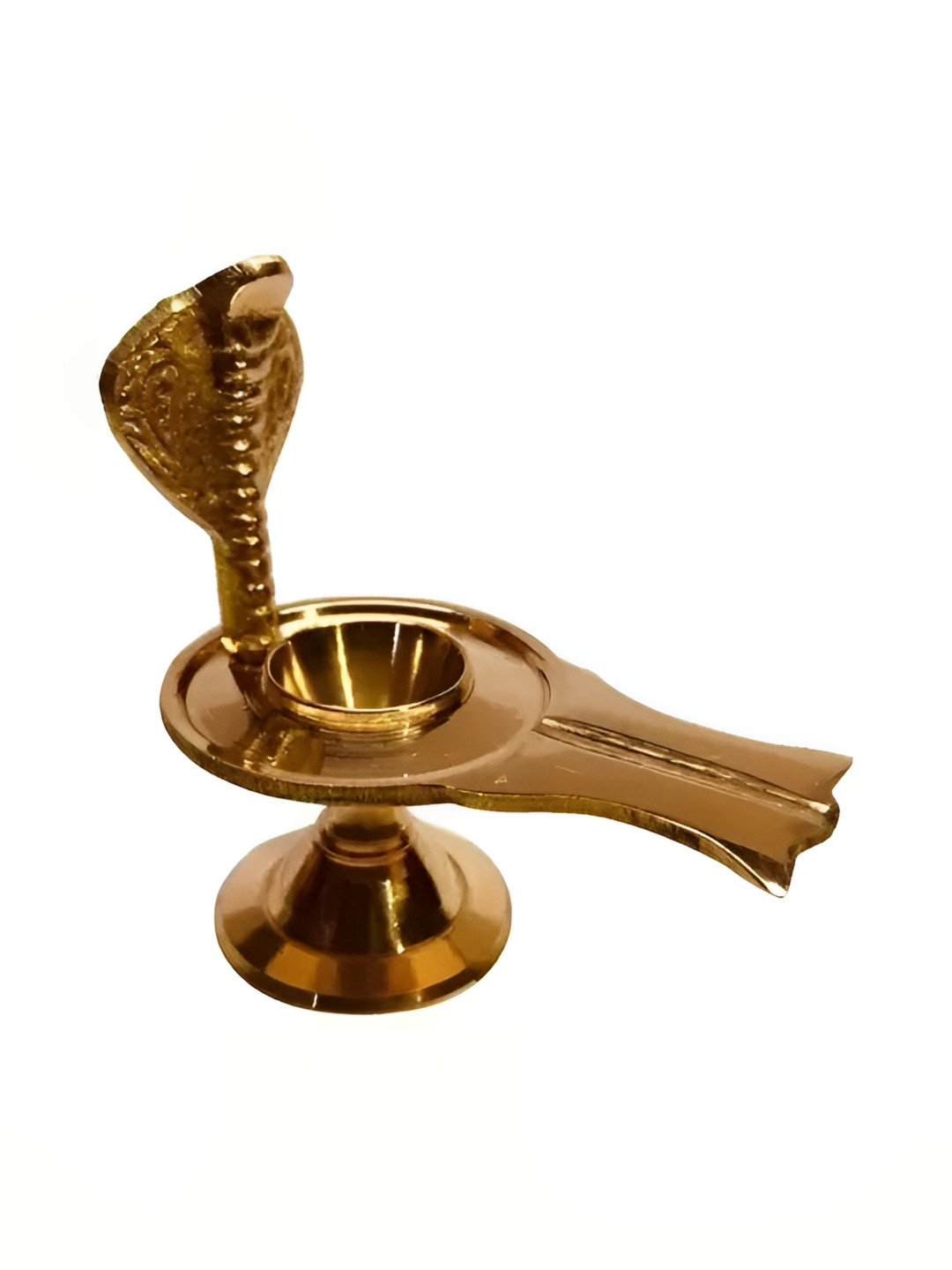 Navyaksh Heavy Jalheri Gold Brass Metallic Prayer Room Small Showpiece -