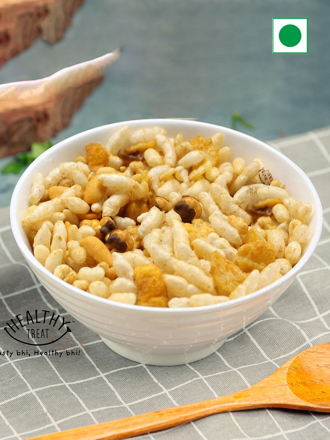 Healthy Treat Pack Of 10 Roasted Bhel Mix 100 gms Each