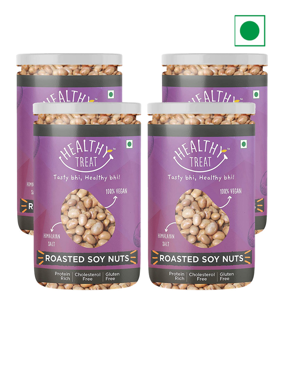 Healthy Treat Pack Of 4 Roasted Soyabean-200g Each