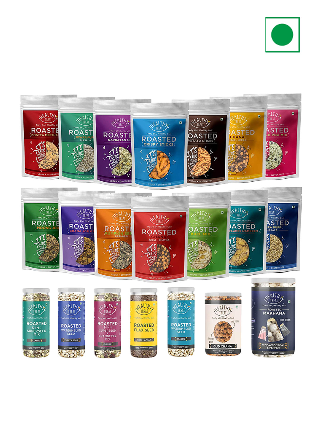 Healthy Treat Set Of 21 Roasted Snacks