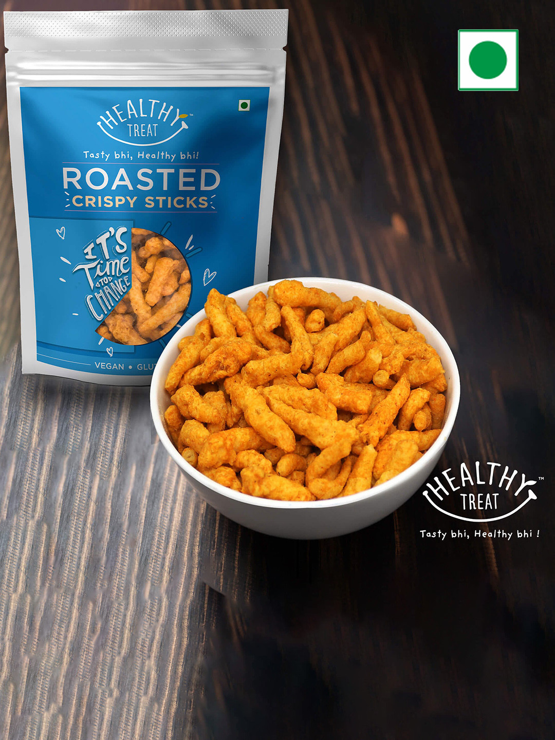 Healthy Treat Set of 10 Roasted Crispy Sticks-100g Each