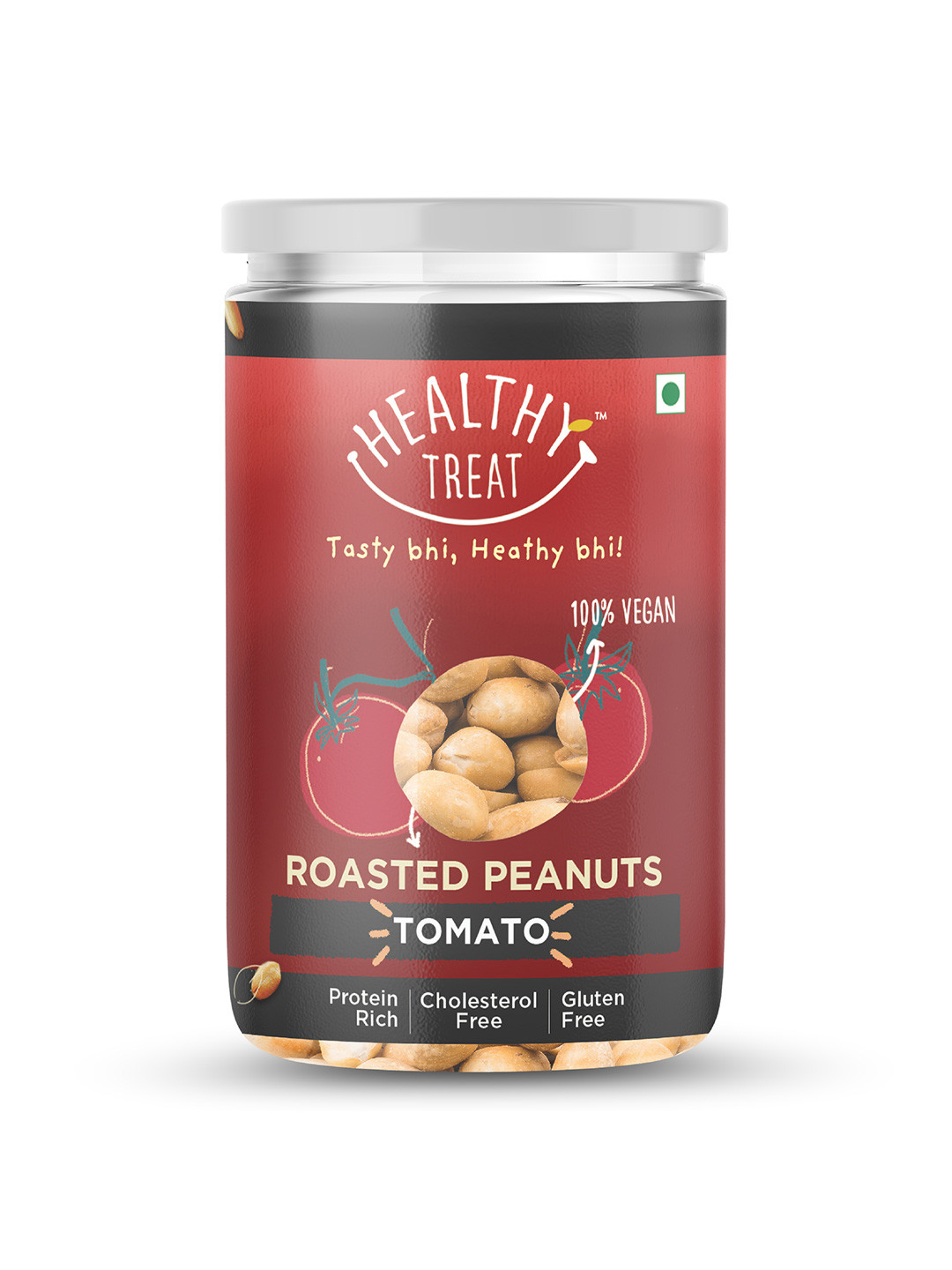 Healthy Treat Pack of 3 Roasted Tomato Peanut-200g Each