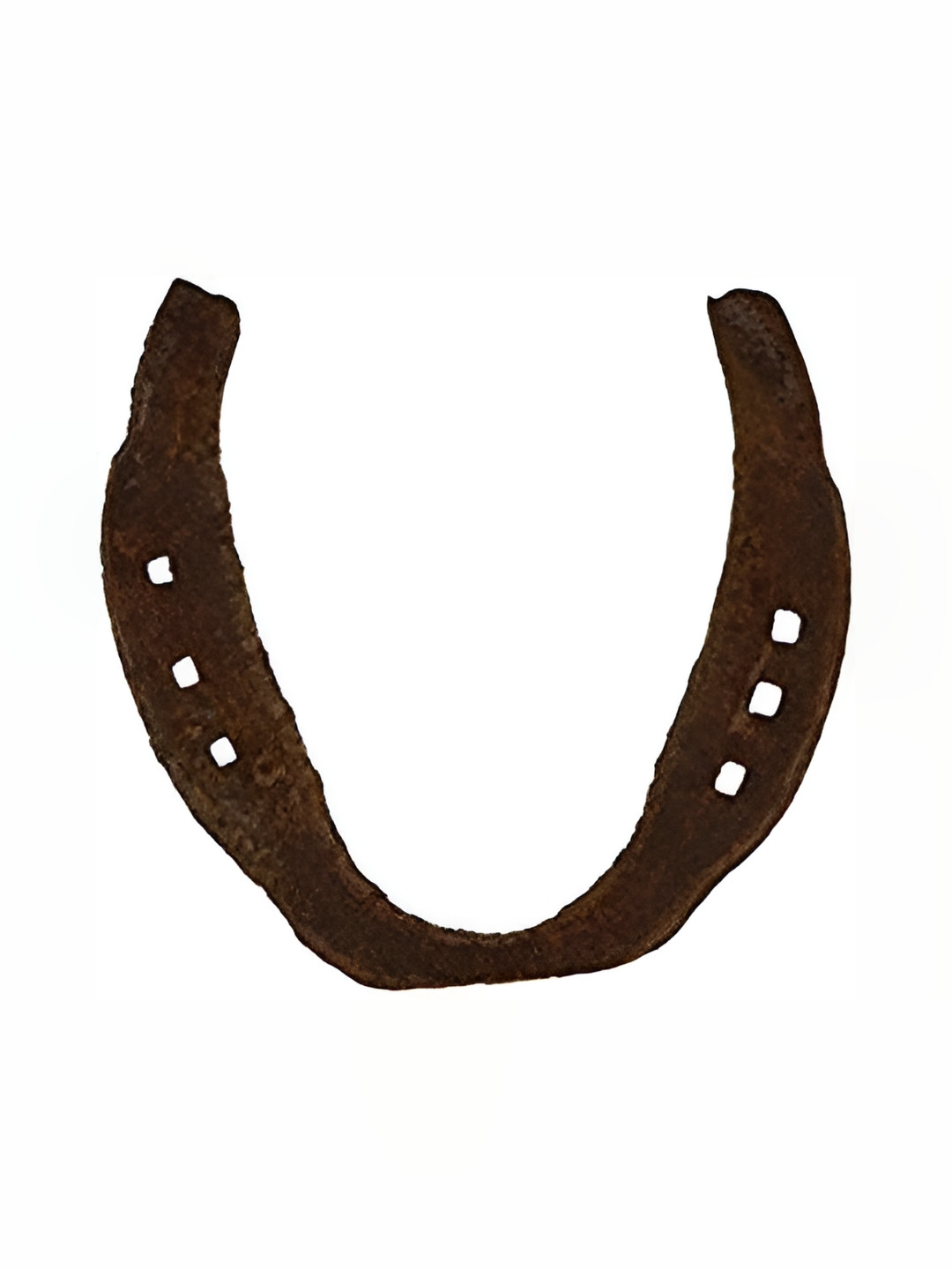 Navyaksh Ghode Ki Naal Brown Metal Metallic Living Room Small Showpiece -