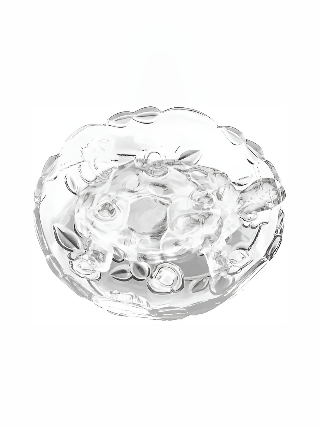 Navyaksh Kachua Plate White Metal Metallic Prayer Room Set of 2 Small Showpieces -