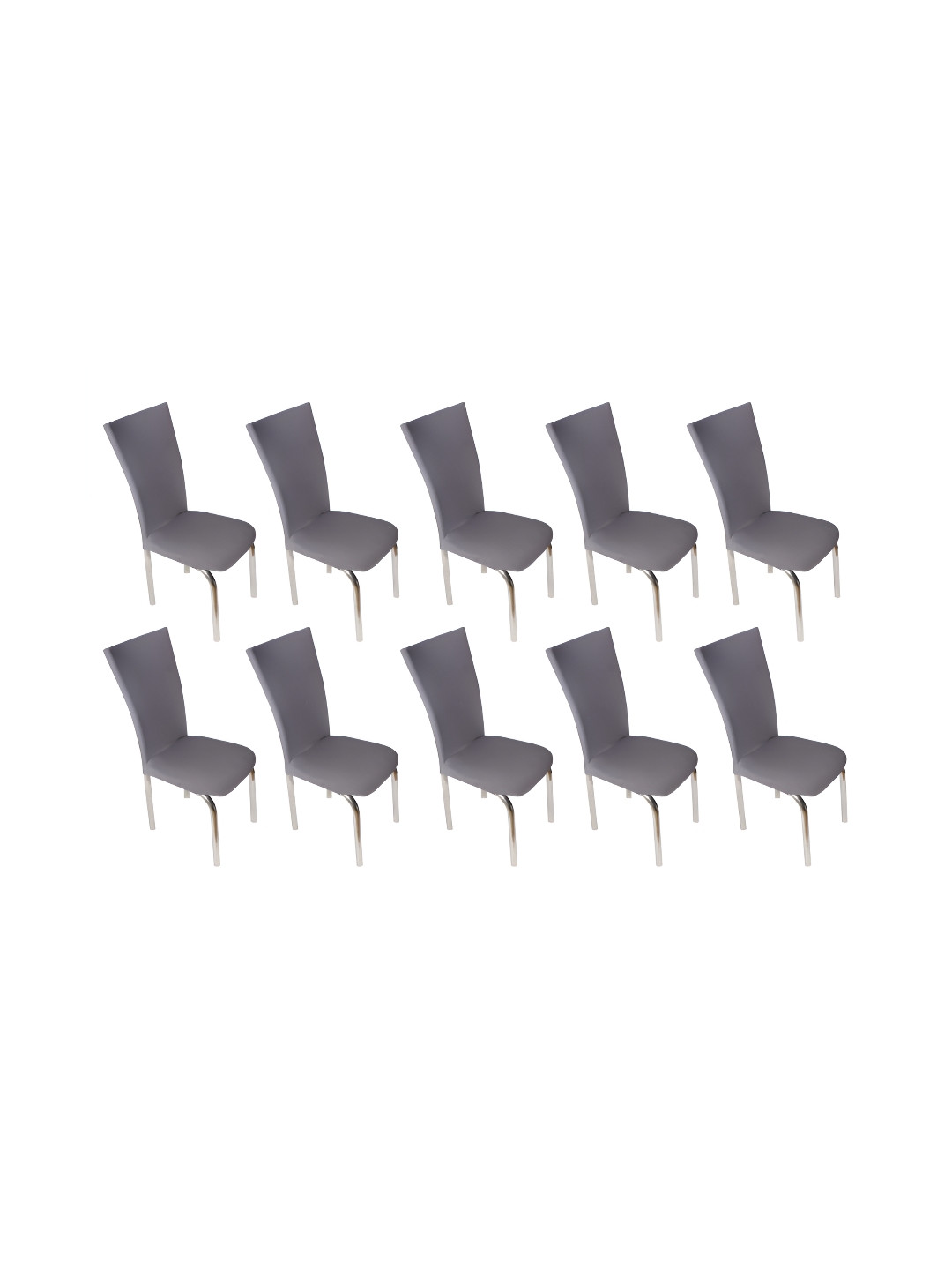 Stylista Grey 10 Pieces Stretchable Chair Covers