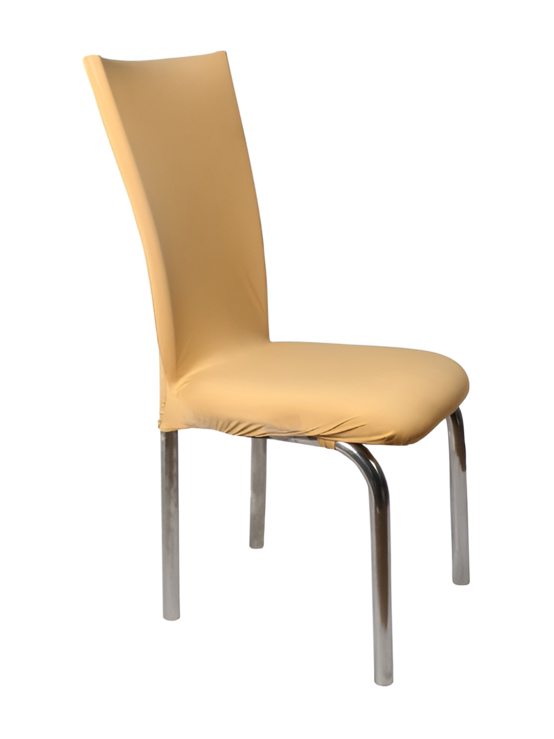 Stylista Beige Stretchable Chair Cover