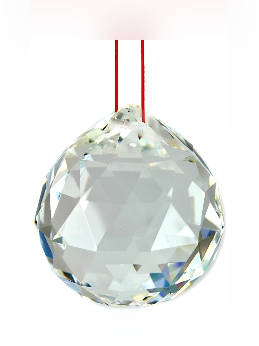 Navyaksh Crystal Ball White Metal Metallic Living Room Small Showpiece -