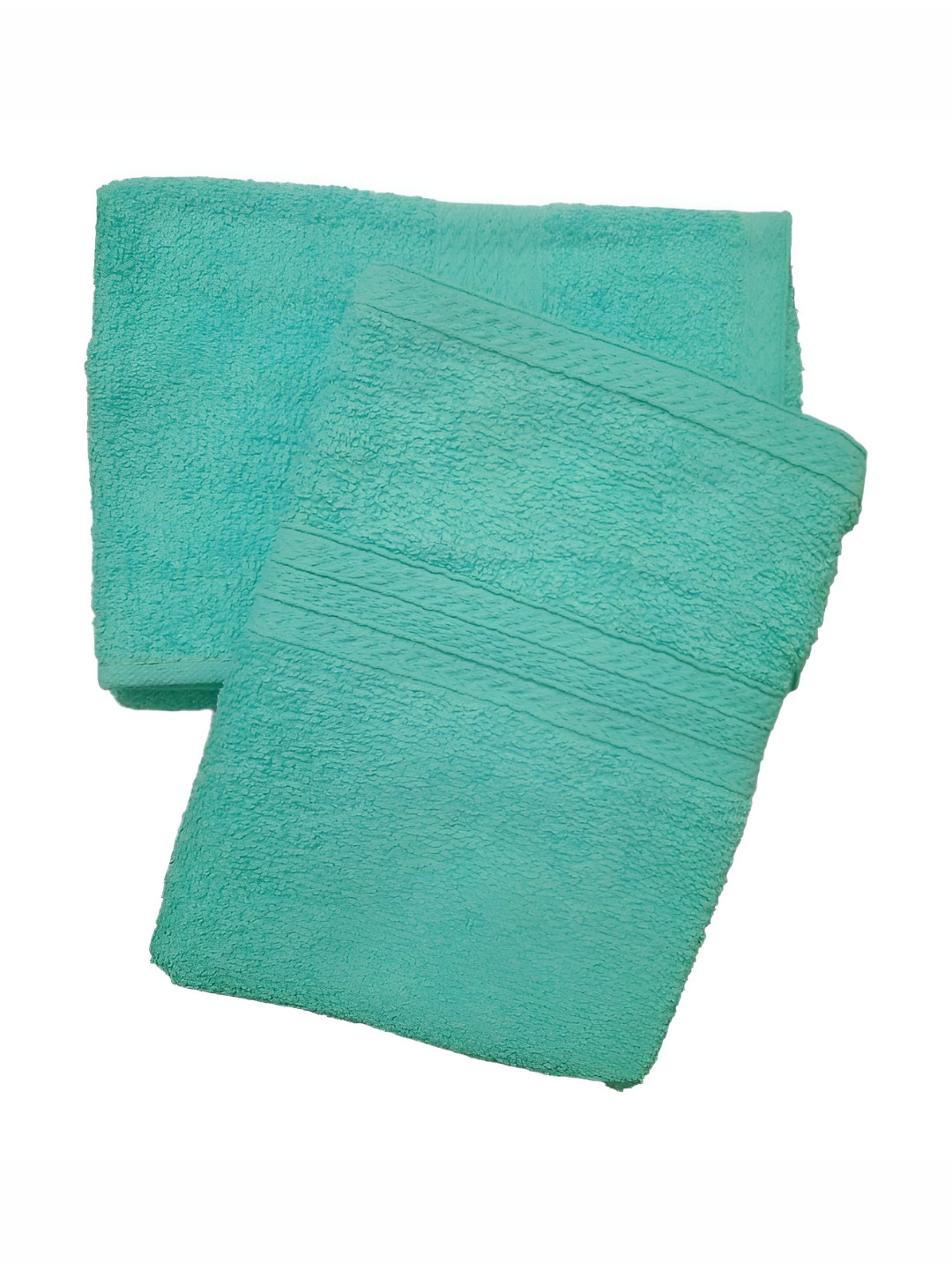 Signature Sea Green 2 Pieces Pure Cotton Hand Towels