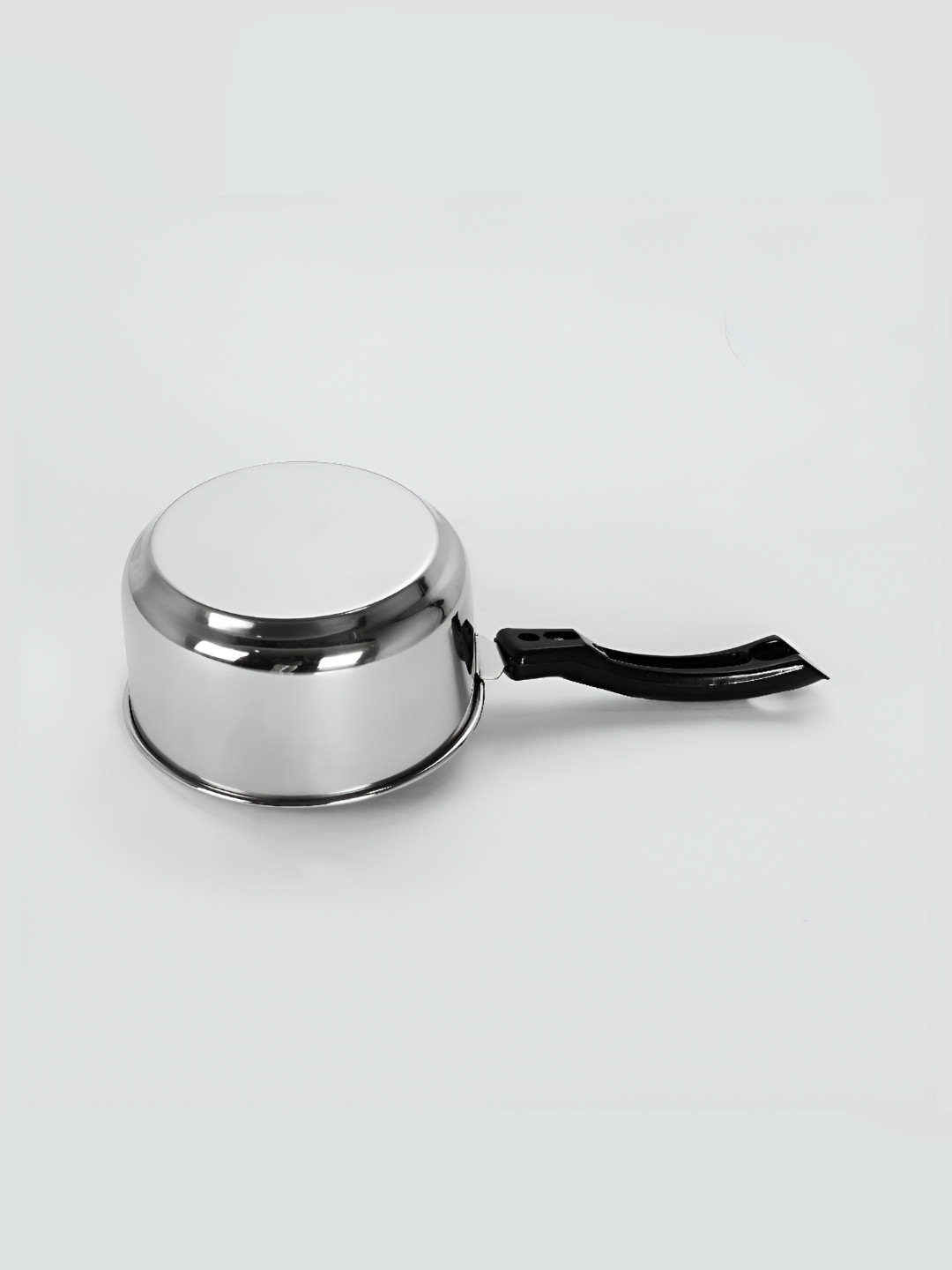 Sumeet Silver-Toned Stainless Steel Induction Base Sauce Pan 0.8l